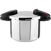 Magefesa Balance &ndash; Express Pot 6L, Stainless Steel 18/10, Automatic Lock, All Types of Hobs, Induction, Thermo Resistant Hand