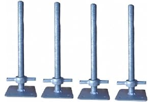 FERRETELIX (SOLO PENÍNSULA) HUSILLO regulacion andamio de de 500mm (CAJA DE 4 UNIDADES) Placa base roscada