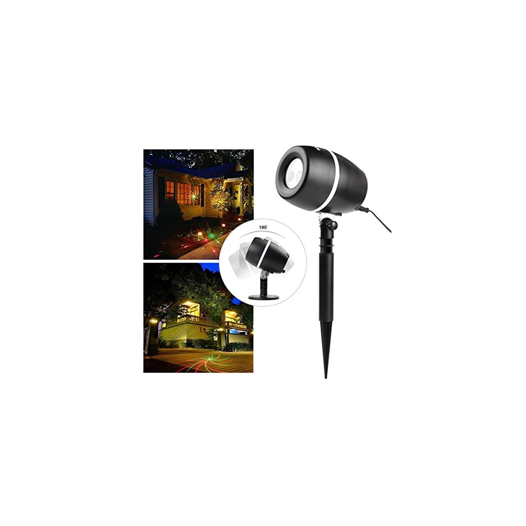 Salcar Galaxy LED Lichteffekt, innen/außen IP65, 3 Farben/Modi, 24