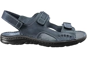 ESTRO Sandalias Hombre Verano Cuero - Sandalias Hombre Cuero Chanclas Piel con Suela Goma Antideslizante s2