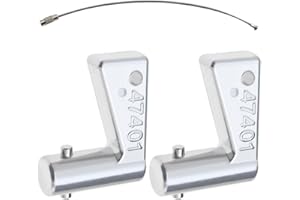 PREJM Ignition Switch Keys 701-47401 for JCB Mini Excavators, Telehandlers, and Forklifts - Silver, Push Button, OFF-NONE-ON