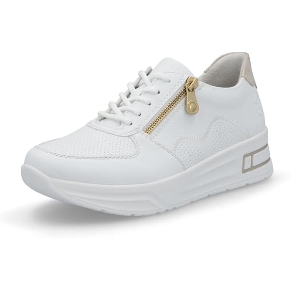 Rieker veterschoenen voor dames 45606, grootte:40, kleur:Wit