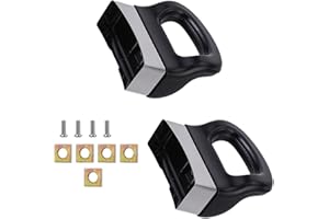 VOANZO Set di 2 Manici di Ricambio per pentole, coperchi per pentole, Manici universali, Manici Corti di Ricambio per Vecchi Manici per pentole, pentole a Pressione, Utensili da Cucina