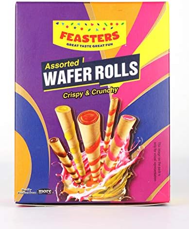 Feasters Wafer Roll Assorted, 200g