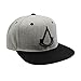 Produktbild Assassin's Creed Snapback Logo Crest - grau-schwarz, bestickt, Größe verstellbar.