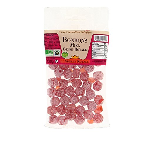 Abeille Royale - Honey and Royal Jelly Sweets 120G Bio - Bonbons Miel & Gelée Royale 120G Bio - Price Per Unit - Fast Delivery
