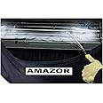 AMAZOR Split AC Service Cleaning Waterproof Jacket Cover Wash Bag, Suitable for .75, 1, 1.5 Ton AC by S S Distributors (Black)