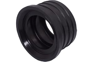 SKIR'CO Avloppsslang, kontakt i svart gummi, slangreducerare 50 x 40 mm