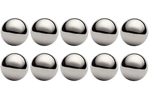 KOMIRO Lot de 10 billes diamètre 15 mm en acier inox AISI 420 Grade 100