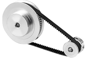 CENPEK 2GT Synchronous Wheel 20 60 Teeth 5mm Bore Aluminum Timing Pulley Length 200mm Width 6mm Belt
