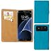 Produktbild Nano Flip Handy Smartphone Tasche Hülle Case Cover Für Goclever Quantum 3 500 Lite - M Türkis Blau