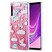 Produktbild Shinyzone Glänzend Handy Hülle für Samsung Galaxy A9 2018 mit 3D Cartoon Muster Gold Flüssigkeit,Weiche Transparente Silikon Bumper Schutzhülle Durchsichtig Rückseite(Pferd)