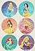 Produktbild Dekoback Essbare Zucker-Muffinaufleger Disney Princess, 2er Pack (2 x 11 g)