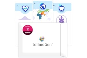 tellmeGen análisis genético Advanced (Salud + Rasgos + Wellness + Orígenes) Más de 400 reportes Actualizados