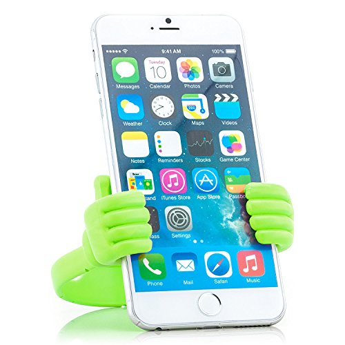 Saxonia Smartphone Tablet Handy Ständer Tisch Halterung universal E-Reader Stand Holder | grün - 6