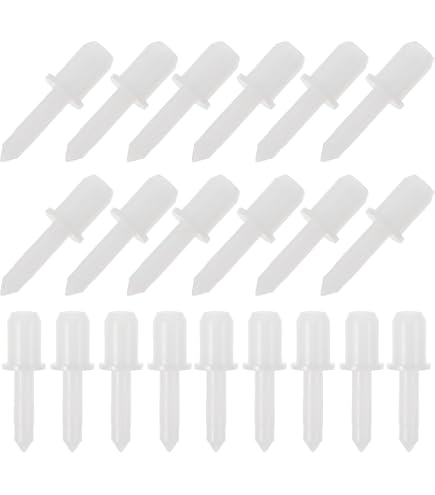 UFURMATE 25-Pack Spring Loaded Cabinet Support Pins – Dual-Purpose For Cabinet Doors & Shelf Supports, With Plastic Storage Box