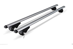 MENABO. Barres de toit porte-bagages Citroen C5 AIRCROSS à partir de 2017 à partir de 2017 avec rail traditionnel