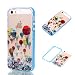 Produktbild Hülle für iPhone 5 5S 5G SE JINCHANGWU Protective Etui Handyhülle Bumper case Rundumschutz schützende Soft Silikon TPU Federung Anti-Rutsch Rückseite shell--Heißluftballon und Stadt