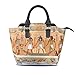 Produktbild COOSUN Frauen Alte Ägypten Szene PU Leder Schultertasche Top-Griff Handtasche Tote Umhängetasche