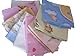 Baby mini Flannel Sheets 40/35 cm -10 Pack Washing cloths for a GIRL