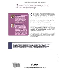 Econométrie : méthode et applications