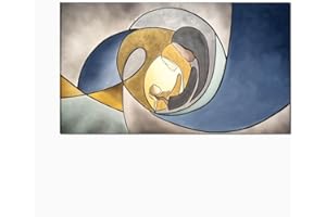 I Colori del Caribe Quadro CAPEZZALE Dipinto A Mano per Camera da Letto Sacra Famiglia Quadri Dipinti A Mano CAPOLETTI Alta QUALITA’ Made in Italy - DIVINO Amore