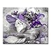 Produktbild Malen Nach Zahlen DIY Ölgemälde Durch Zahlen Cartoon Zeichnung Floral Hut Katze Bilder Auf Leinwand Acryl Malerei Hand Malerei Wanddekoration Kunst Rahmenlos
