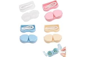 DEZP DEZ 4 PCS estuche lentillas liquido lentillas cajas lentillas funda lentillas estuche para lentillas caja de lentes de contacto estuche para lentes de contacto estuche para lentes de contacto caja