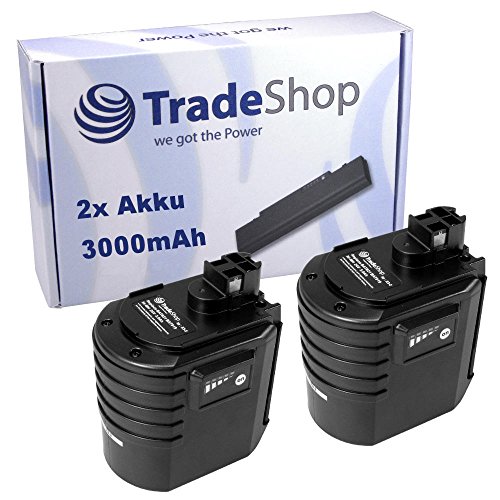 2x Hochleistungs Werkzeug Ni-MH Akku 24V 3000mAh für BOSCH 11225VSR GBH 24VFR GBH 24VRE 0 611 225 703 0 611 260 539 BTI BHE 24VRE WÜRTH ABH 20 SLE 0702 320 2 ersetzt 1617334082 1617334216 2607335082