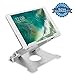 Produktbild BoYata Verstellbarer Handy Ständer: Multi-Winkel Tablet Halter, Transportabler Tablet Ständer, Handy Ständer Kompatibel mit Tablets, Smartphones 4-13 inch, iPad, Kindle, iPhone X -Silber