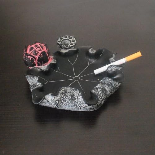 SHULING Ashtray Creative Fashion, Resin Ashtray Frogs I Should Be Grateful If You Would Have (Green) for Drawing Bar Household items