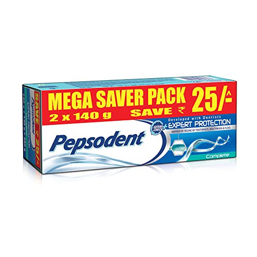 Pepsodent Expert Protection Complete Toothpaste Value Saver Pack 2X140 gm