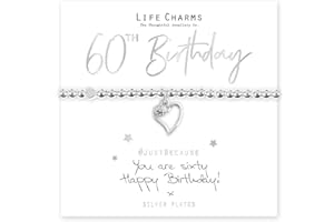 Life Charms Happy 60th Birthday Bracelet