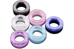 GOKSOY 5 piezas, color aleatorio, 5 Unidades/juego De Anillos De Agrandamiento De Compresión De Silicona Elástica Impermeable Para Hombres