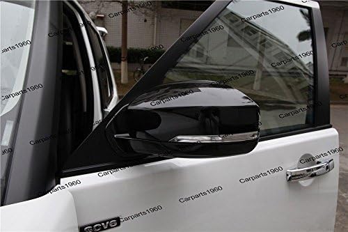 2pcs Black Rear View Mirror Cover Frame For Land Rover Range Rover Sport 2014-2016