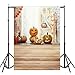 Produktbild VEMOW Heißer Halloween Backdrops Kürbis Vinyl 3x5FT Laterne Hintergrund Blackout Fotografie Studio 90x150cm(Mehrfarbig, 90x150cm)