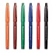Produktbild Pentel SES15C Black, Red, Blue, Green, Brown and Orange Brush Sign Pen (1pcs Each) - Value Pack