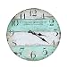Produktbild Wanduhr - Clement - Holz Küchenuhr mit großem Ziffernblatt aus MDF, Retro Uhr im angesagtem Shabby Chic Design mit leisem Quarz-Uhrwerk, Ø: 32 cm