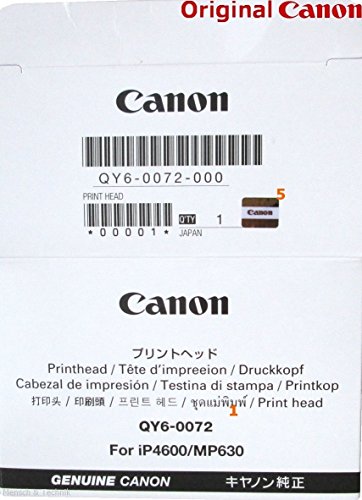QY6-0072 Original Canon Druckkopf für Pixma MP630, MX630, MP640, iP4600, iP4700