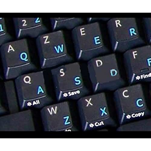 Amazon.co.uk adhesive keyboard letters