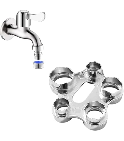 2 Chiavi Per Aeratore Rubinetto - 6 Misure Da 16 A 28mm, Lega Di Zinco, Per Pulizia E Sostituzione - Foto 2