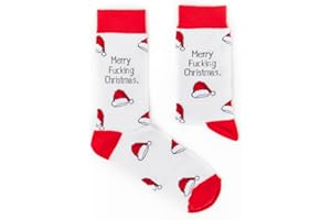 Urban Eccentric Unisex Merry F**king Christmas Christmas Socks | Gift | 1 Pair | Cotton Rich Socks | Premium Socks | Novelty | Gifts