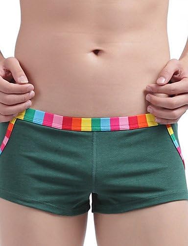 HHBO Mens Bottoms,Solid Nylon White Blue Green Orange Black , blue , l
