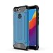 Produktbild HUUH Huawei Y6 2018 Huawei Honor 7A Hülle, Handyhülle Rutschfest stoßfest Anti-Fingerabdruck TPU + PC-Kombination langlebig Schutzhülle für Huawei Y6 2018 Huawei Honor 7A(blau)
