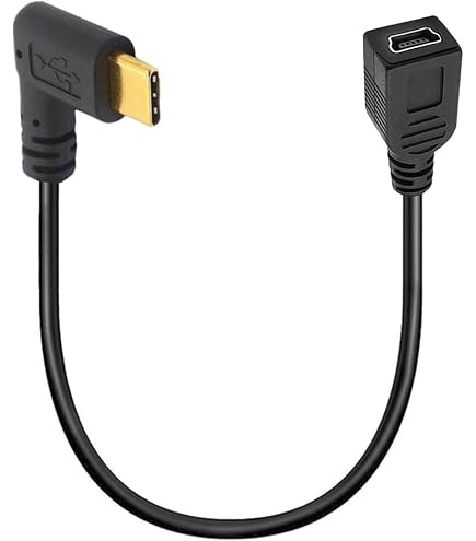 SYSTEM-S 57471732 Mini USB 5Pin a USB Tipo A 2.0 Cavo Panel Mount
