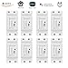 Produktbild WiFi Smart Switch Wireless Fernbedienung Relaisschalter Modul DIY Ihr Smart Home mit Countdown und Timer Funktion AC 90-250 V 2200 Watt (8 Pack)