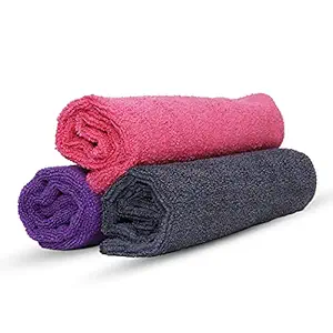 Wavex Microfiber Car Cleaning Cloth-Water Magnet Drying Towel-Set of 3 Pcs-40x40cm-340 GSM