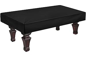 AIYING 7ft Housse de Table de Billard en Tissu Oxford, Housse de Billard avec Cordon de Serrage, Étanche Anti-poussière Résistant au Vent et UV, Housse de Protection pour Table de Billard Meubles de Jardin