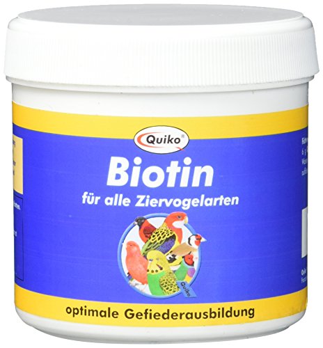 Quiko Biotin - Pulver zur Unterstützung während der Mauser, 1er Pack (1 x 150 g)