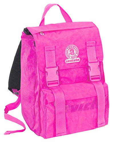 Preisvergleich Produktbild ERWEITERBARER Rucksack - INVICTA - LOGO - Schulranzen - Rosa 31Lt